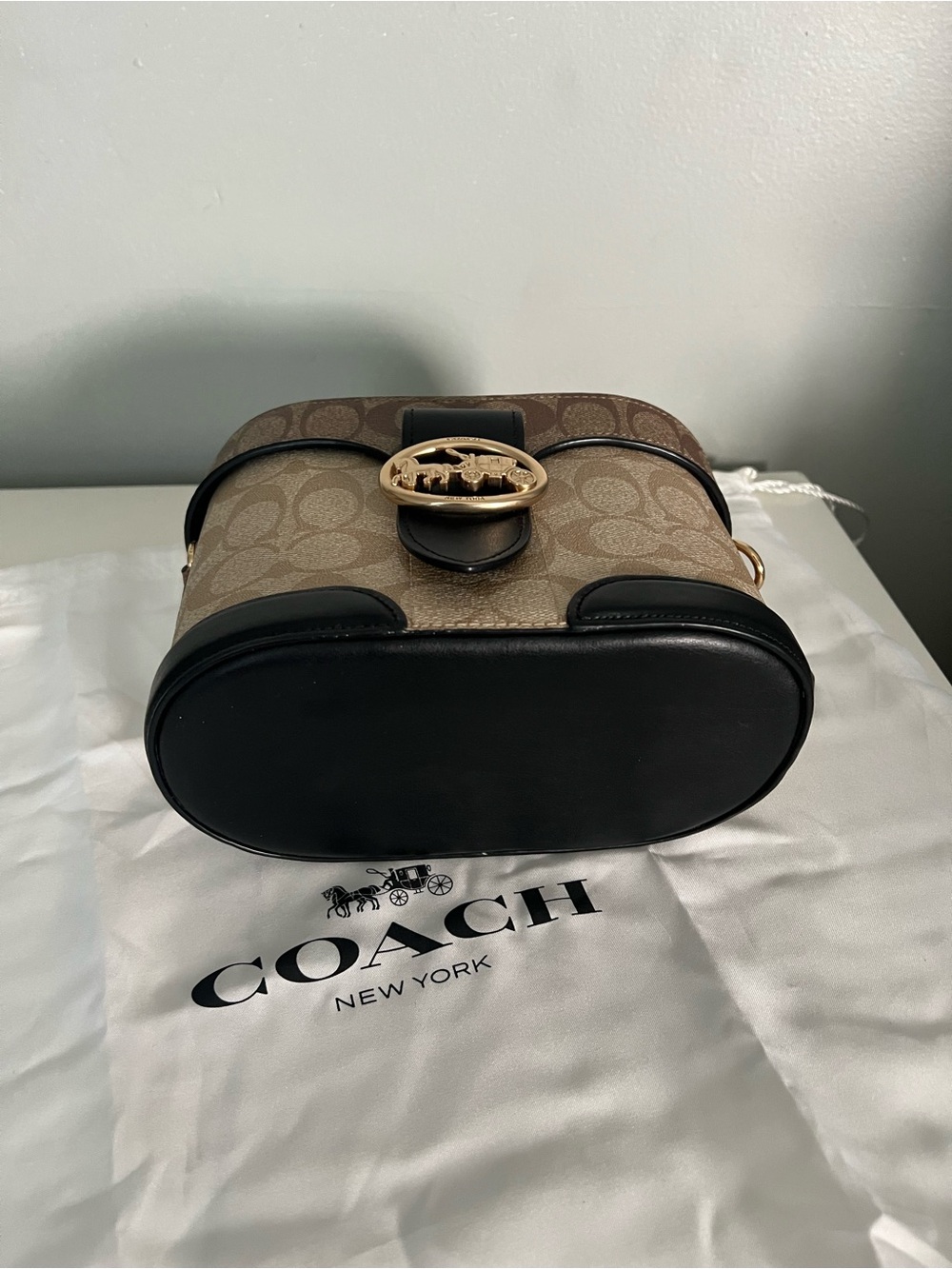 Coach Georgie Gem Crossbody
In Blocked Signature Canvas With  Wallet - Picture 5 of 12